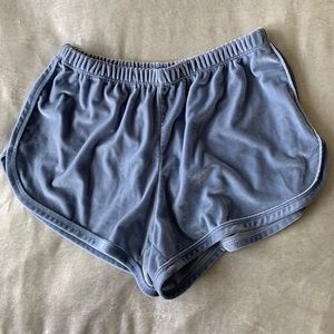 Brandy Melville velvet shorts